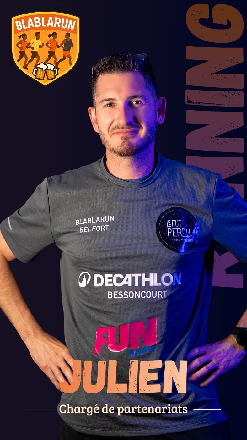 Julien, Chargé de partenariats Blablarun Belfort