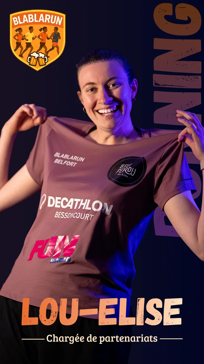 Lou-Elise, Chargée de partenariats Blablarun Belfort
