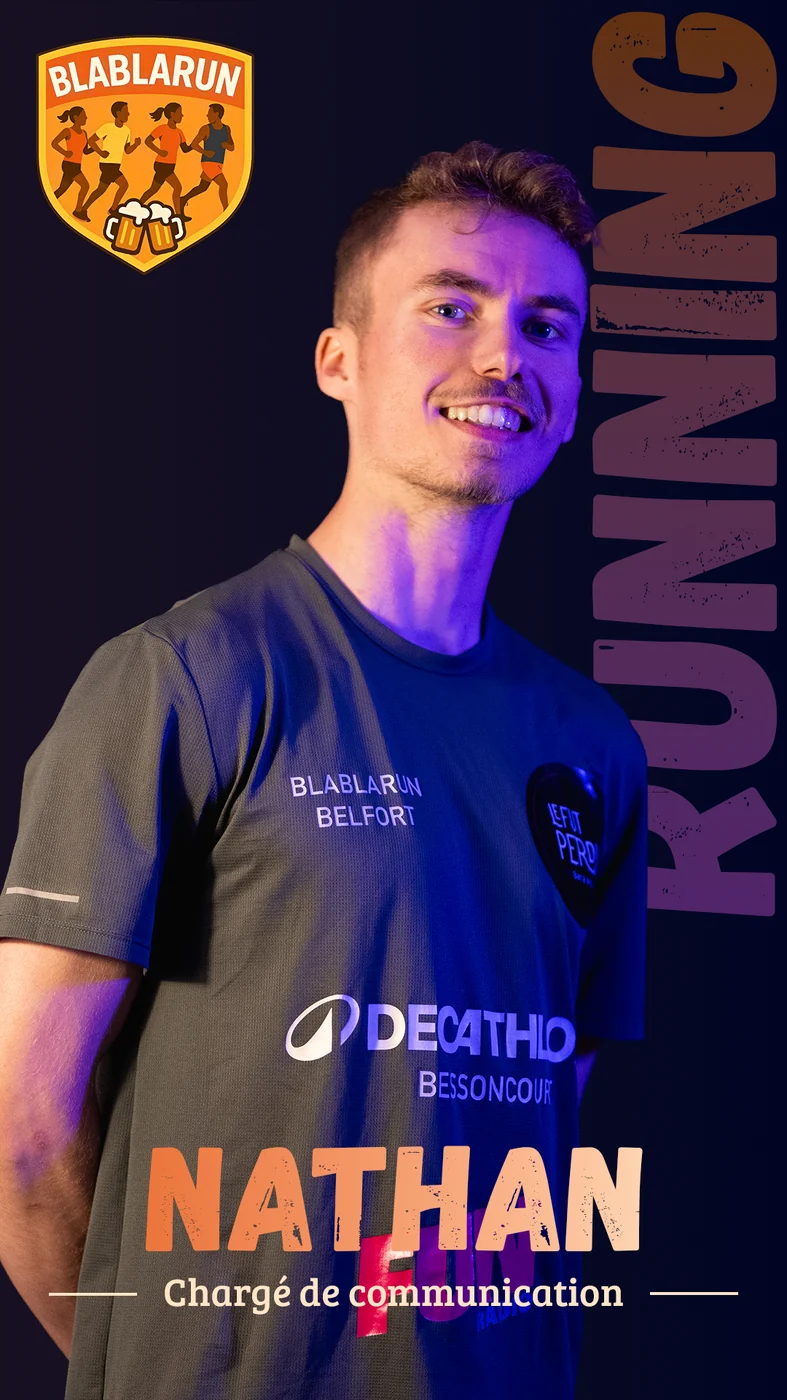 Nathan, Chargé de communication Blablarun Belfort